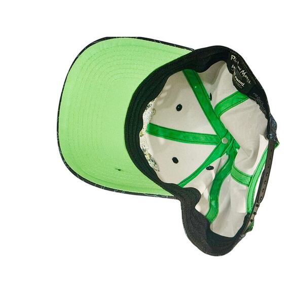 Rick and Morty Hat Unisex Adjustable Black Galaxy Print Cartoon Streetwear - Picture 6 of 6